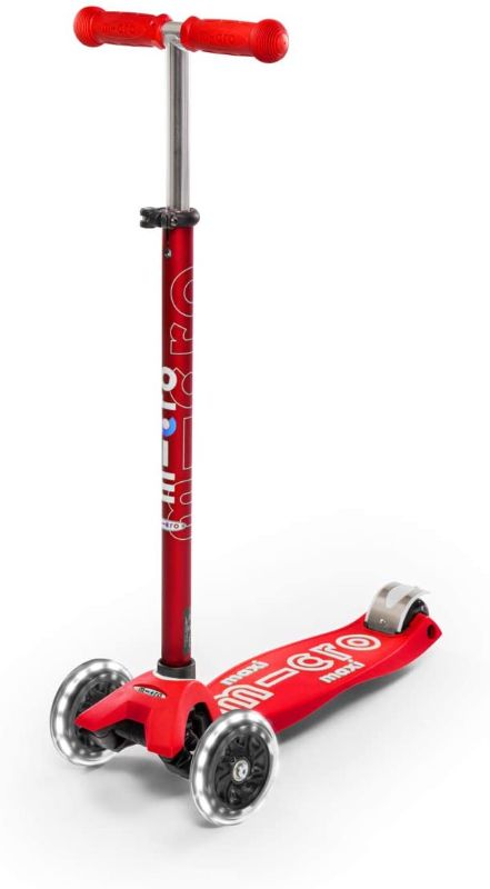 Photo 1 of Micro Kickboard - Maxi Deluxe LED 3-Wheeled, Lean-to-Steer, Swiss-Designed Micro Scooter for Kids with LED Light-up Wheels, Ages 5-12
