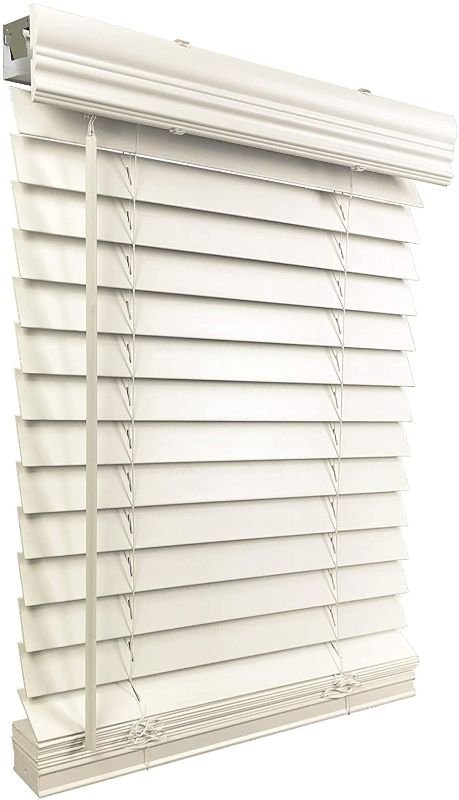 Photo 1 of 70W x 84H US Window And Floor 2" Faux Wood Blinds