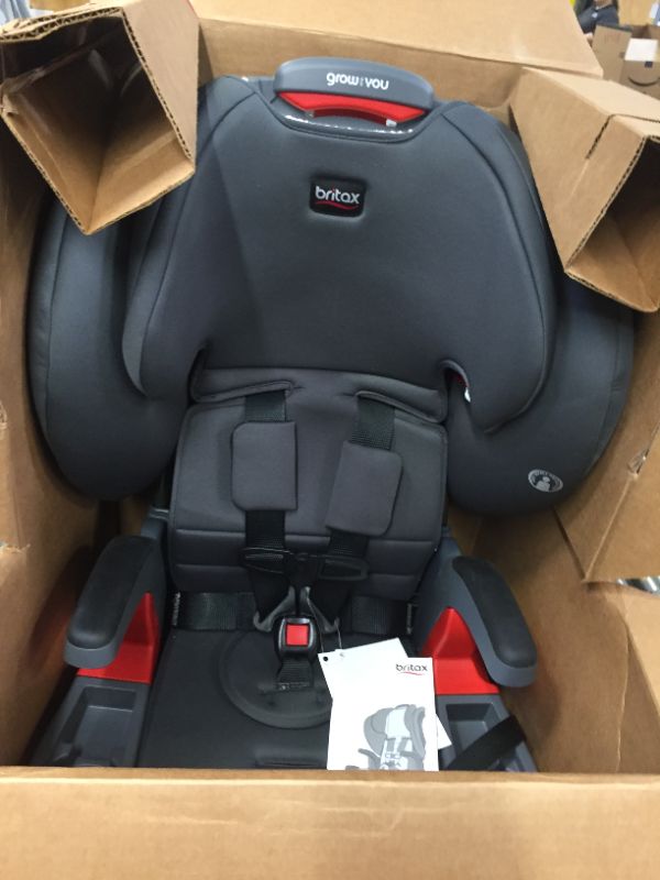 Photo 3 of Britax Grow with You Harness-2-Booster Car Seat, Pebble