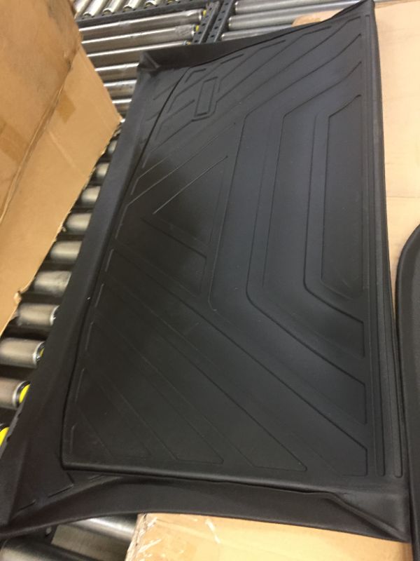 Photo 3 of Xipoo Fit Tesla Model Y Trunk Mat Floor Mats Cargo Mat Trunk Mat Cargo Liner for 2020 2021 Tesla Model Y Accessories