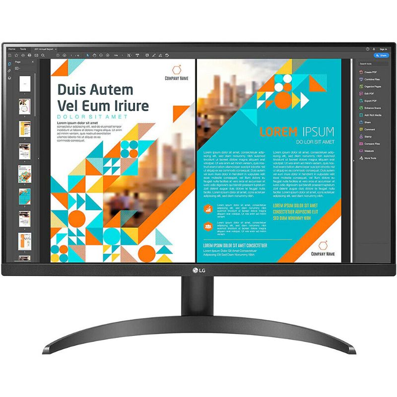 Photo 1 of PARTS ONLY PARTS ONLY PARTS ONLY LG 24" QHD IPS Display Monitor with HDR 10 and AMD FreeSync