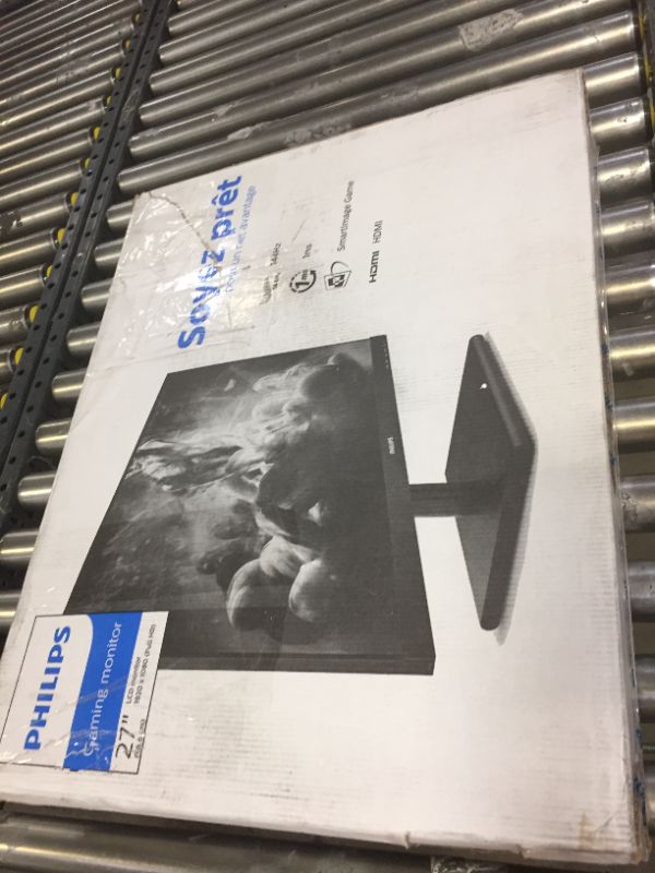 Photo 2 of PARTS ONLY PARTS ONLY PARTS ONLY Philips 27FHD 144Hz 1ms Adaptive-Sync Gaming Monitor BLACK 272E1GSJ