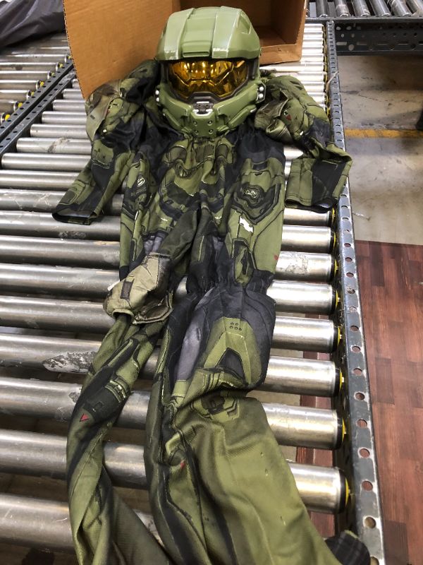 Photo 1 of Disguise Boy's Halo Prestige Master Chief Child Halloween Costume, Green/Black, XL