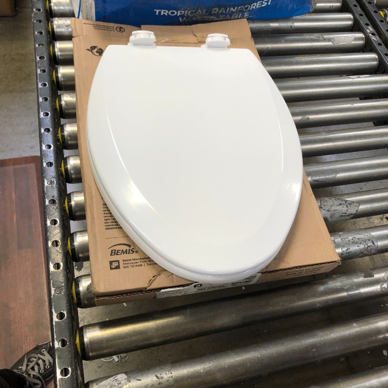 Photo 2 of BEMIS 1500EC 390 Toilet Seat with Easy Clean and Change Hinges