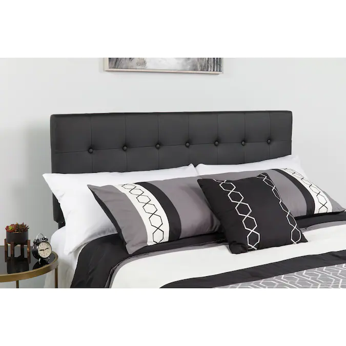 Photo 1 of Black Fabric Headboard 28x64