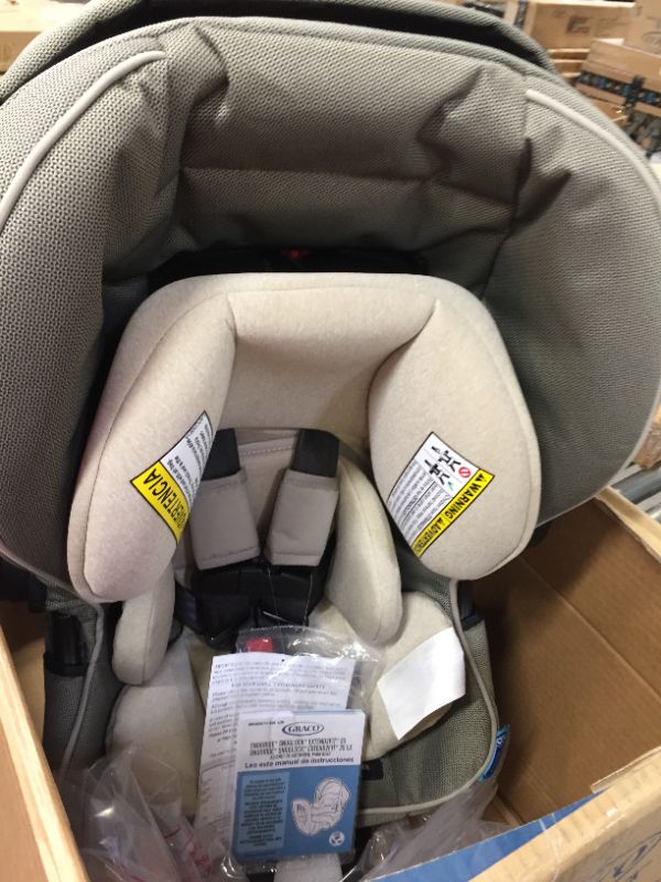 Photo 2 of Graco SnugRide SnugLock Extend2Fit 35 Infant Car Seat | Ride Rear Facing Longer with Extend2Fit, Haven

