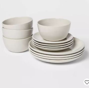 Photo 1 of 12pc Stoneware Avesta Dinnerware Set - Project 62™
