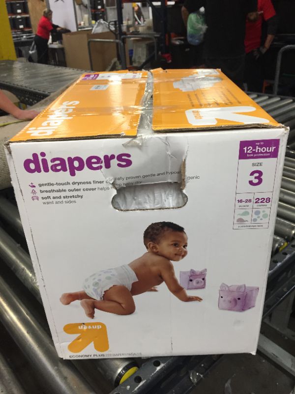 Photo 3 of Diapers Economy Plus Pack - Size 3 - 228ct - up & up™
