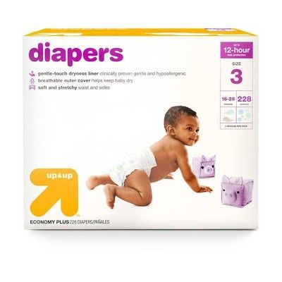 Photo 1 of Diapers Economy Plus Pack - Size 3 - 228ct - up & up™
