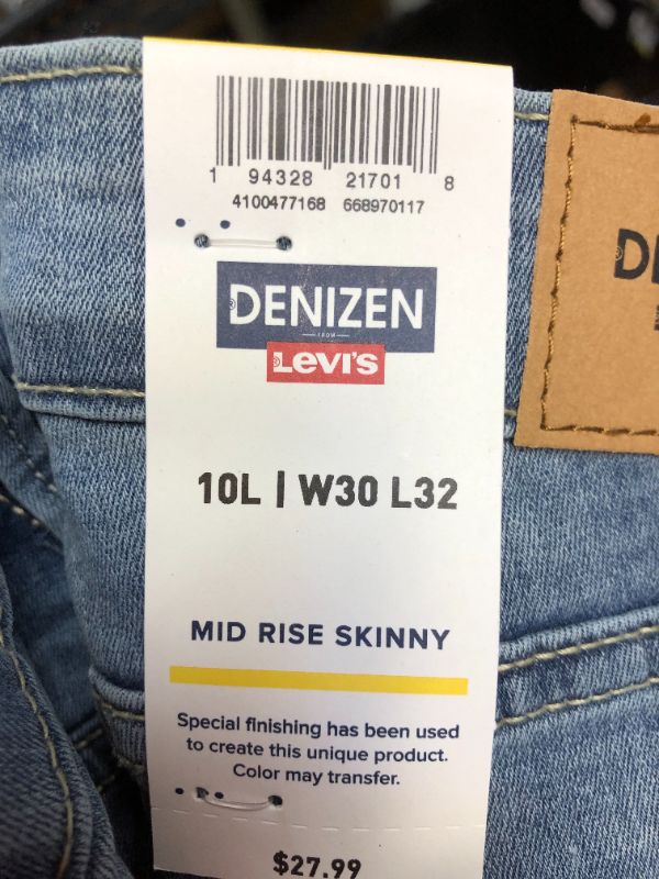 Photo 2 of Denizen® From Levi's® Women's Mid-rise Skinny Jeans 30x32 Fast Free Ship
