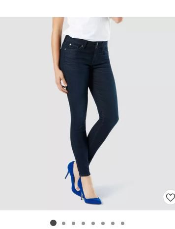 Photo 1 of DENIZEN® from Levi's® Women's Mid-Rise Skinny Jeans--2m-w26-l30
