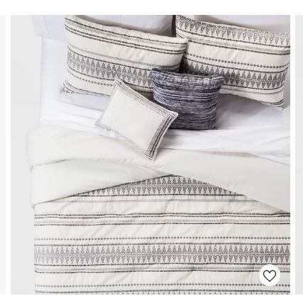 Photo 1 of 5pc Tatiana Global Woven Stripe Cotton Comforter Set - Threshold™
