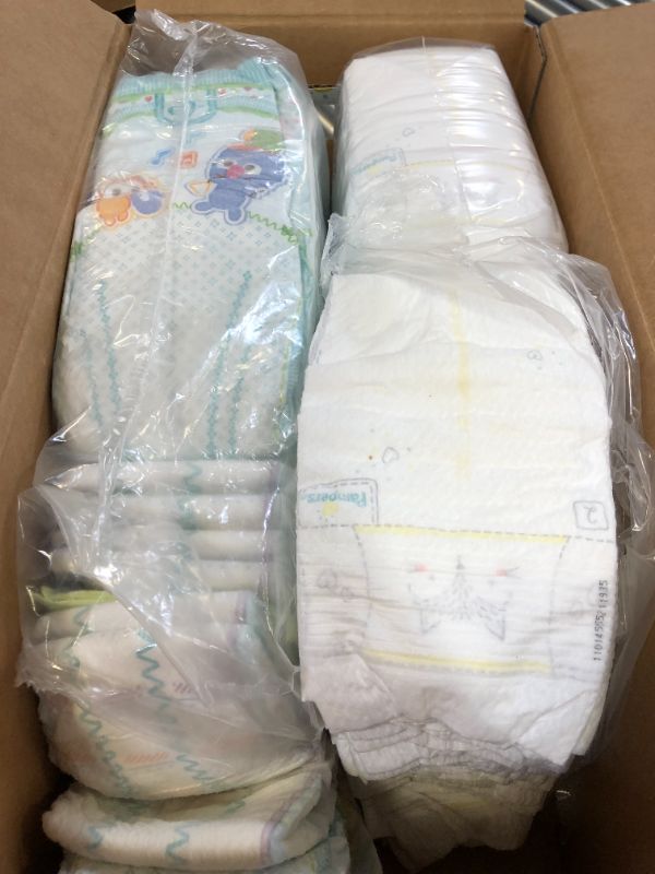 Photo 2 of box of assorted baby diapers-- 