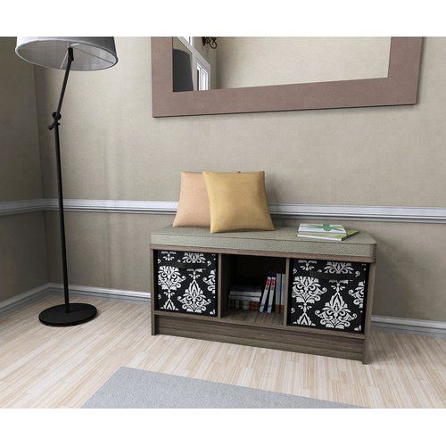 Photo 1 of ClosetMaid Cubeicals Upholstered Storage Entryway Bench
