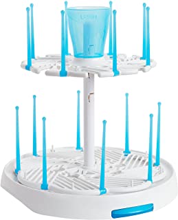 Photo 1 of Munchkin Latch Spinning Sippy Cup and Baby Bottle Drying Rack White and Blue