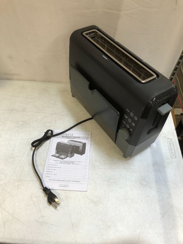 Photo 2 of West Bend Quik Serve Slide Through Wide Slot Toaster with Cool Touch