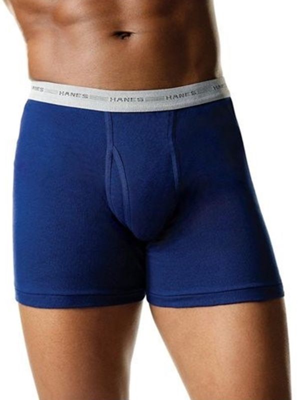 Photo 1 of Hanes Men's Comfort Flex Waistband Boxer Briefs, 4 Pack