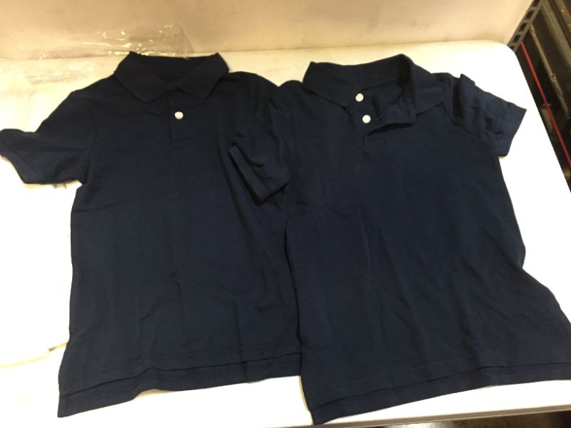 Photo 1 of 2pack Boys Navy Blue Polos SMALL