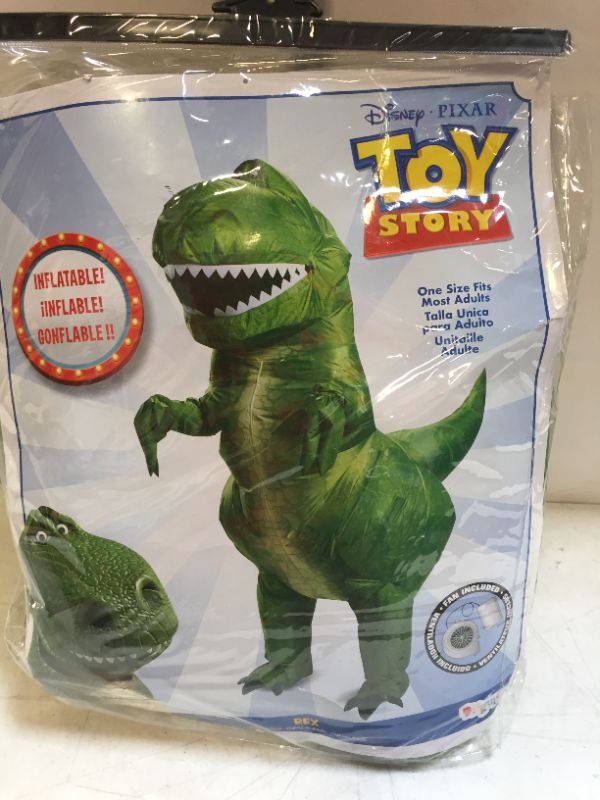 Photo 2 of Disguise Disney Toy Story 4 Rex Inflatable One size Adult Costume
