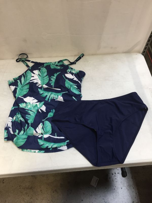 Photo 1 of Womens Swim Wear 2 piece BLUE XL