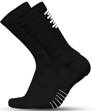 Photo 1 of 3x KESKALE Athletic Socks, 1 Pair Cushioned Crew Mid-Calf Basketball Socks for Men and Women
Size:M/L