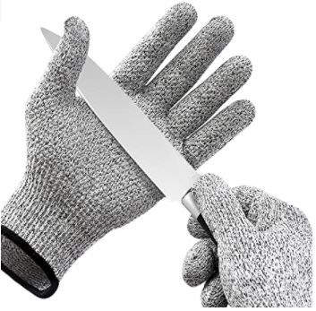 Photo 1 of 2 Pairs Cut Resistant Gloves - Food Grade with Touchscreen Design
Cut Level 5
Size: M