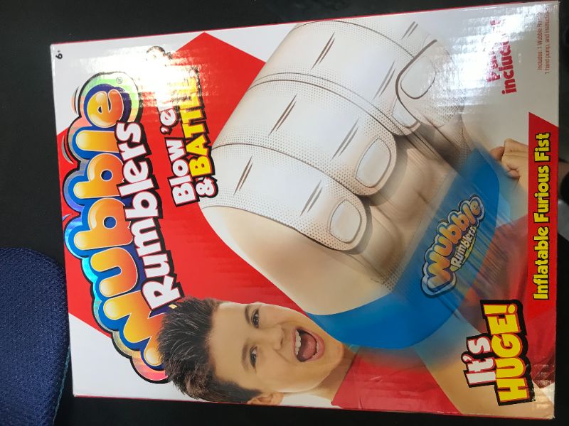 Photo 1 of WUBBLE Rumblers Inflatable AIR Furious Fist & Pump Included
