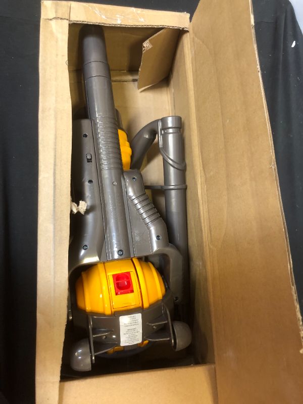 Photo 2 of Dyson Ball Vacuum Toy Vacuum with Working Suction and Sounds, 2 lbs, Grey/Yellow/Multicolor
