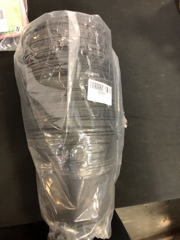 Photo 1 of 50 Pcs 0.5 Gallon Black Plastic Plant Nursery Pots 6 Inches Seed Starting Pots Containers