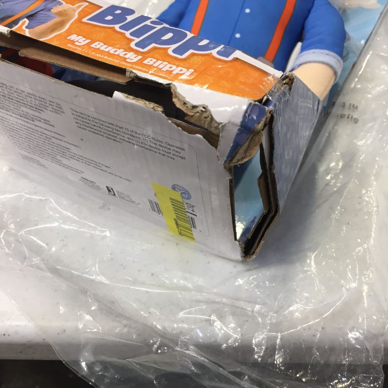 Photo 1 of Blippi Bendable Plush Doll, 16” Tall Featuring SFX - Squeeze The Belly to Hear Classic catchphrases - Fun, Educational Toys for Babies, Toddlers, and Young Kids