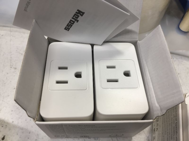 Photo 2 of 2 pack Smart Plug WiFi Outlet Work with Apple HomeKit, Siri, Alexa, Google Home, Refoss Smart Socket with Timer Function, Remote Control, No Hub Required, 15A, 2 Pack
