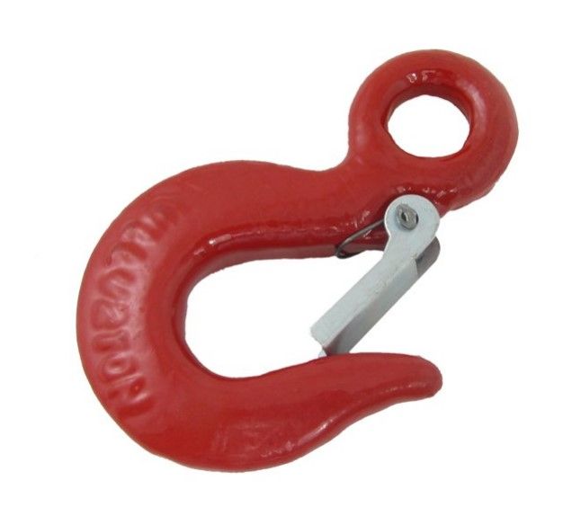 Photo 1 of 3 pack Unique Bargains Unique Bargains 0.5 Ton 1102.3 lb Working Weight Lifting Spring-load Fixed Eye Hook Red