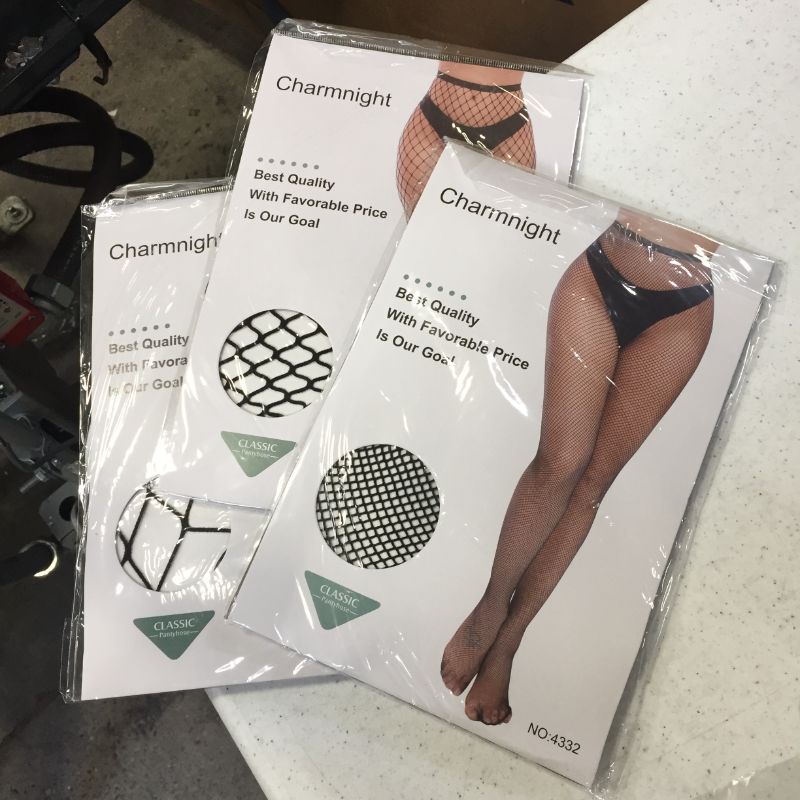 Photo 1 of 3 pack of fishnet stockings, various sizes fits sizes s-xxL