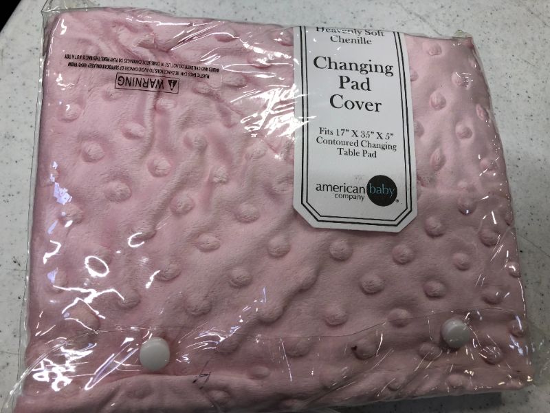 Photo 1 of 17x35x5 inches Changing pad cover pink