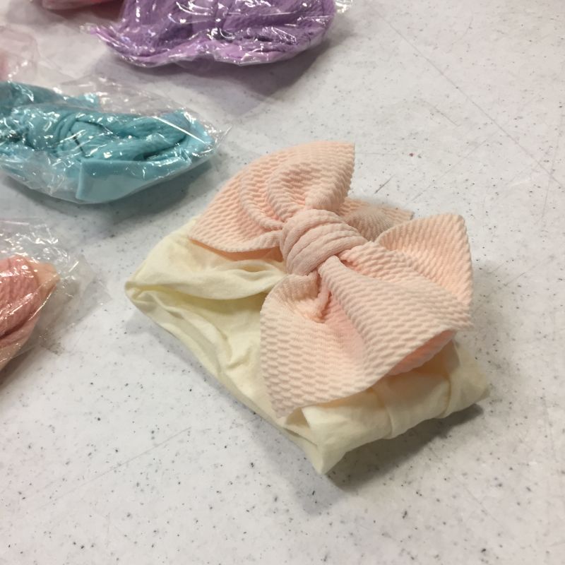 Photo 1 of 7 pack of newborn baby head bands baby girl head bows