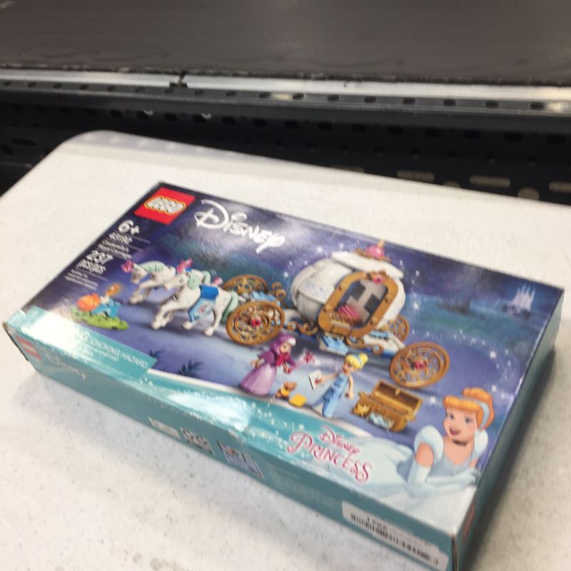 Photo 2 of LEGO Disney Cinderella’s Royal Carriage 43192; Creative Building Kit That Makes a Great Gift, New 2021 (237 Pieces)