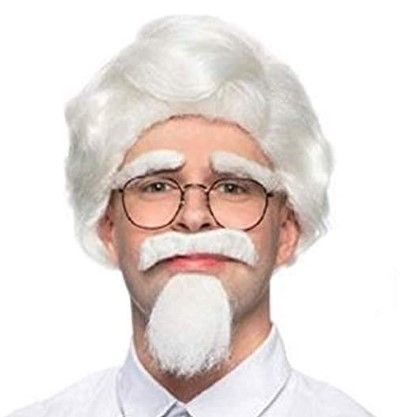 Photo 1 of Enigma Wigs Men's Southern Man, White, one Size fits All