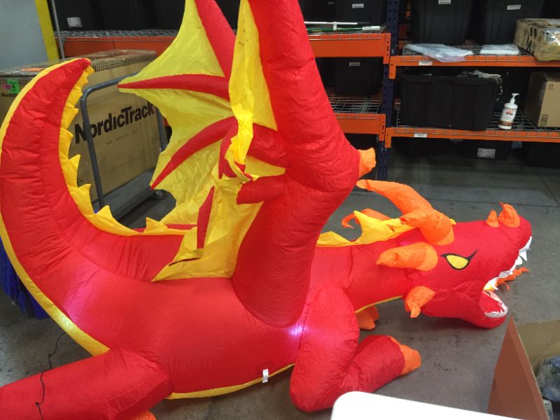 Photo 1 of giant inflatable dragon 