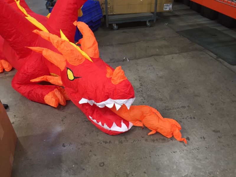 Photo 1 of giant inflatable dragon 