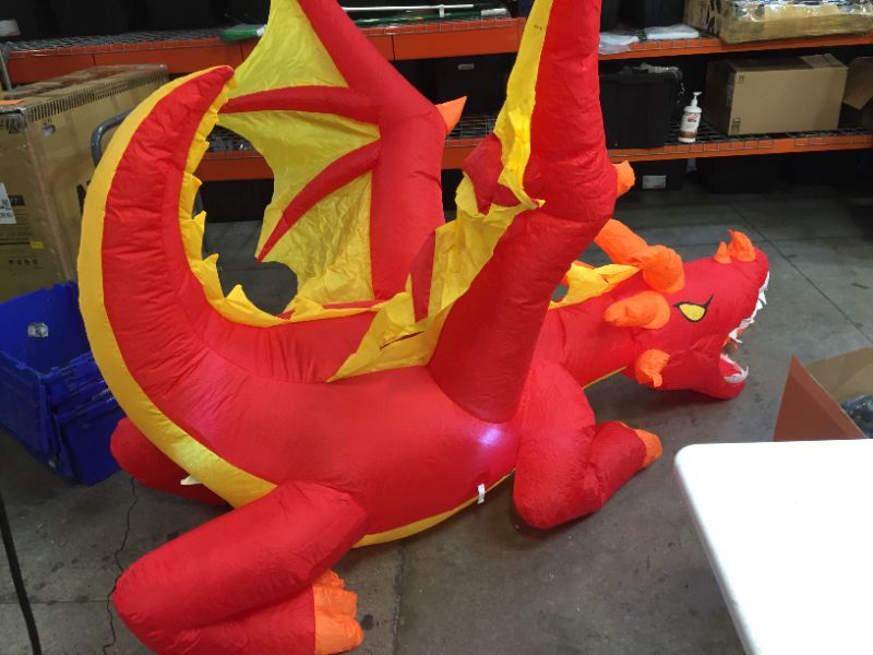Photo 1 of giant inflatable dragon 
