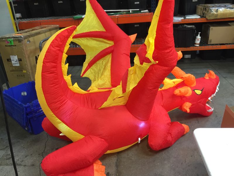 Photo 1 of giant inflatable dragon 