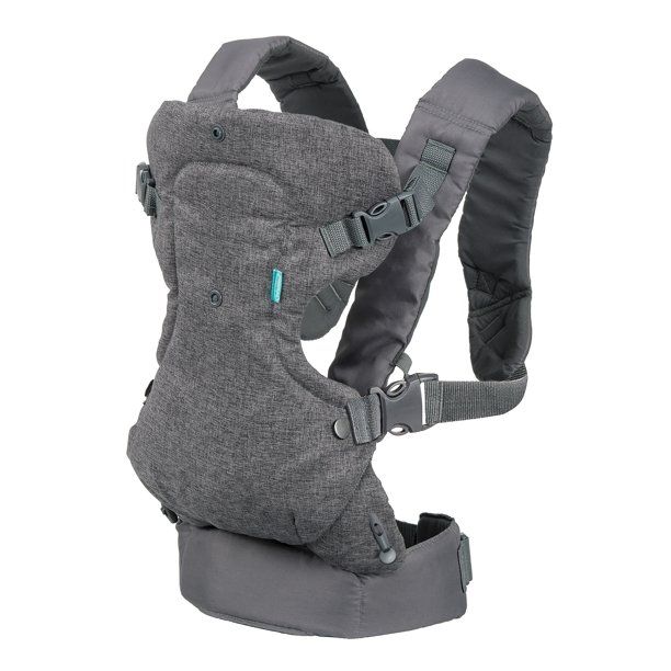 Photo 1 of Infantino Flip 4-in-1 Carrier - Ergonomic, Convertible, Face-in and Face-Out, Front and Back Carry for Newborns and Older Babies 8-32 lbs, Gray