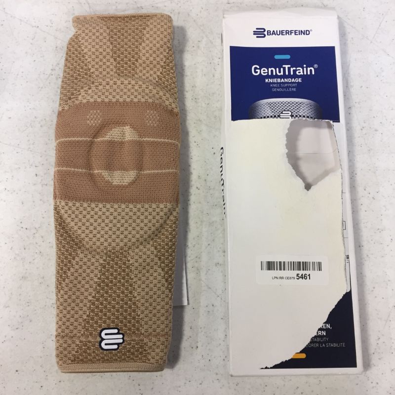 Photo 1 of Bauerfeind - GenuTrain - Knee Support - Targeted Support for Pain Relief and Stabilization of the Knee, Provides Relief of Weak, Swollen, and Injured Knees