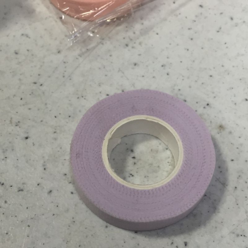 Photo 2 of 9 rolls of eyelash tape  green, pink, purple