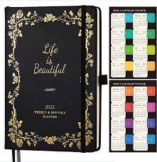 Photo 1 of 2022 Planner  6”×8.4”, Faux Leather Hardcover, Pen Loop, Banded, Inner Pocket. Perfect for School, Office & Home.