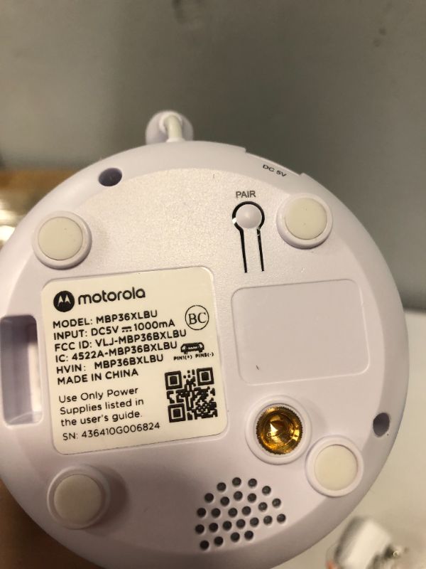 Photo 1 of Motorola Video Baby Monitor 5" 