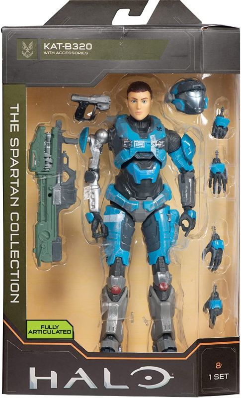 Photo 1 of HALO 6.5" The Spartan Collection – Kat-B320 Highly Articulated, Poseable with Weapon Accessories - Scaled to Play & Display
