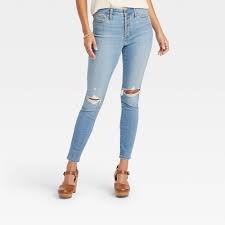 Photo 1 of Women's High-Rise Skinny Cropped Jeans - Universal Thread™
