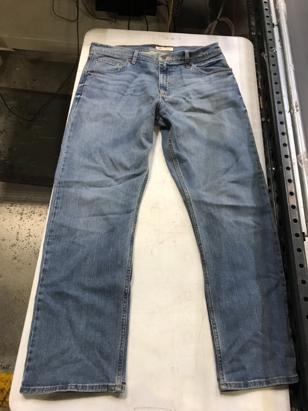 Photo 1 of Generic Straight Fit Denim Blue Jeans. 34 x 29