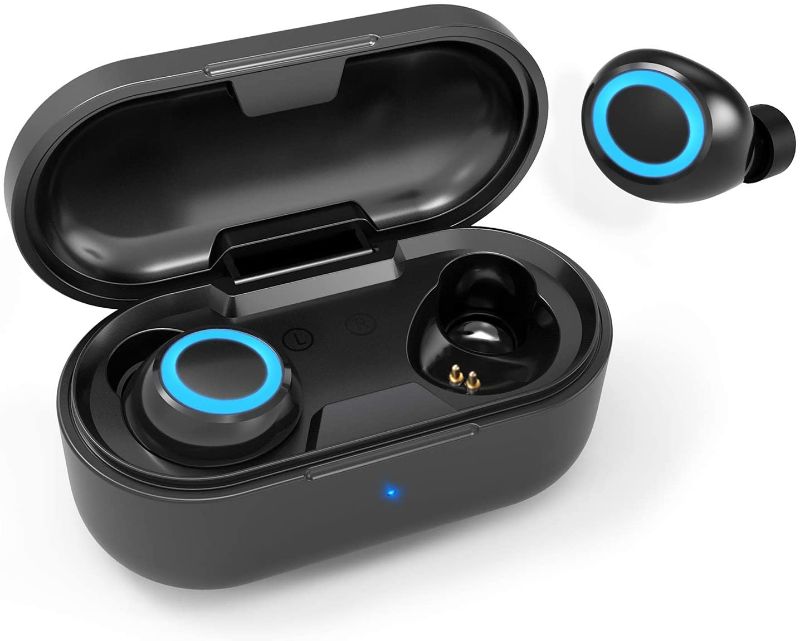 Photo 1 of KVAGO Wireless Earbuds TWS Bluetooth 5.0 HiFi Stereo Noise Reduction Heavy Bass Music Call Headset IPX5 Waterproof, Built-in High-Definition Microphone